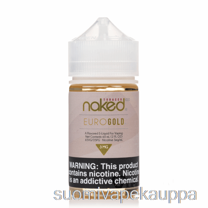 Vape Nesteet Euro Kulta - Alasti 100 Tupakka - 60ml 0mg